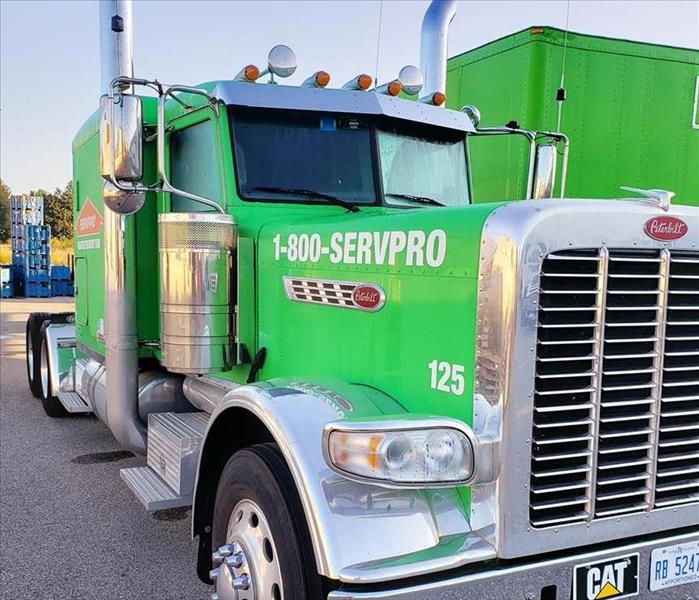 SERVPRO Disaster Recovery Semi Truck.